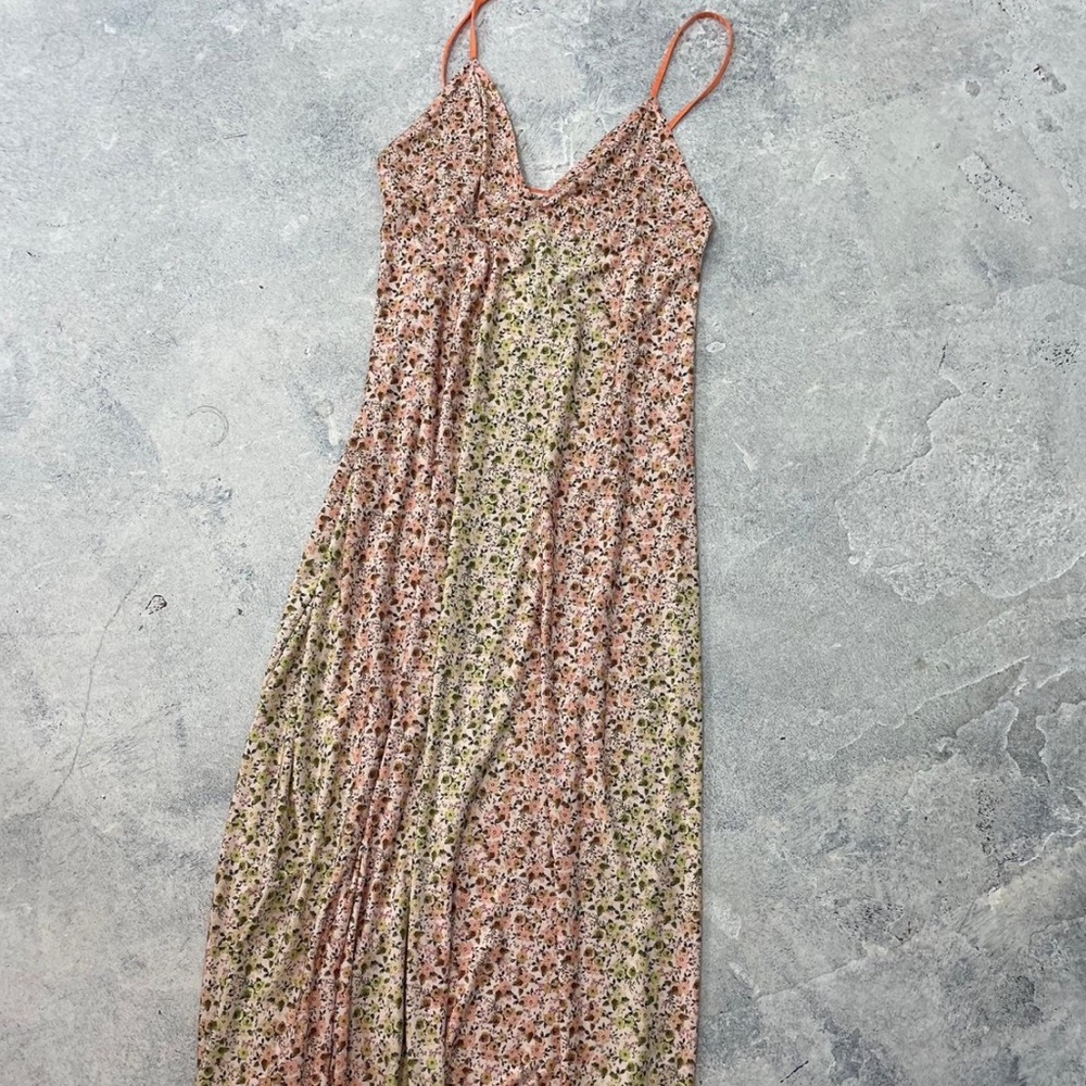 Floral Spaghetti Strap Dress